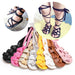 2018 Newborn Infant Baby Girl PU Leather High Bandage Sandals Summer Shoes