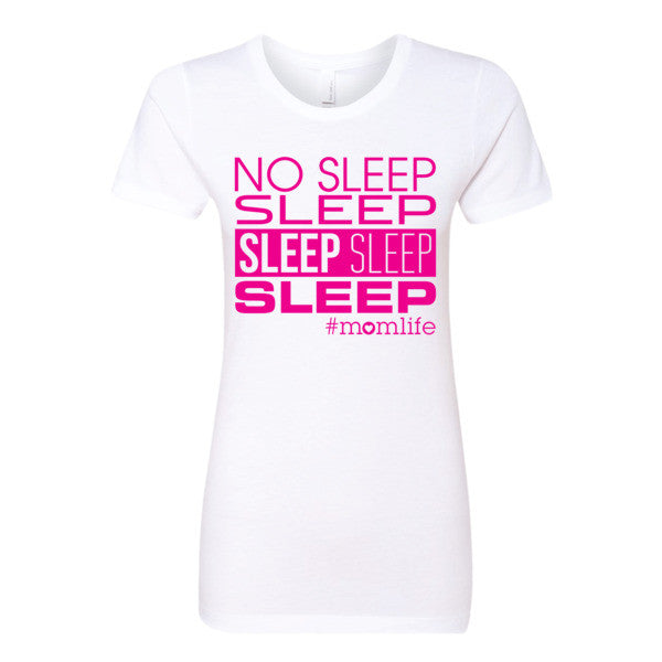 No Sleep Sleep Sleep Sleep Sleep Top - Hot Pink