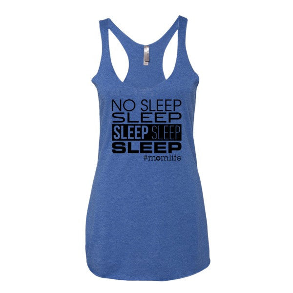No Sleep Sleep Sleep Sleep Sleep Tank - Black
